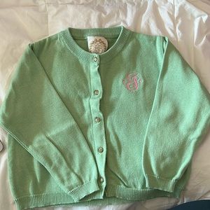 Monogramed TBBC Cardigan